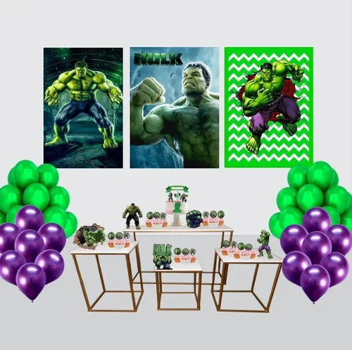decoração do hulk simples e barata