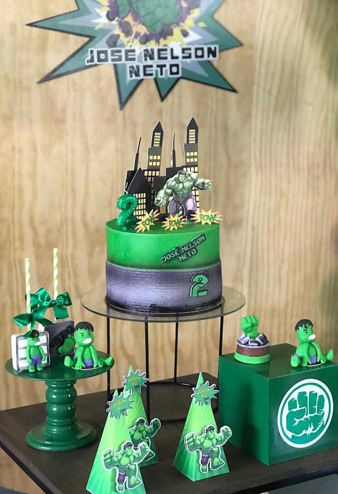 decoração do hulk simples e barata