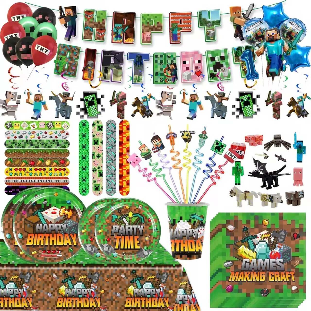 decoração do minecraft