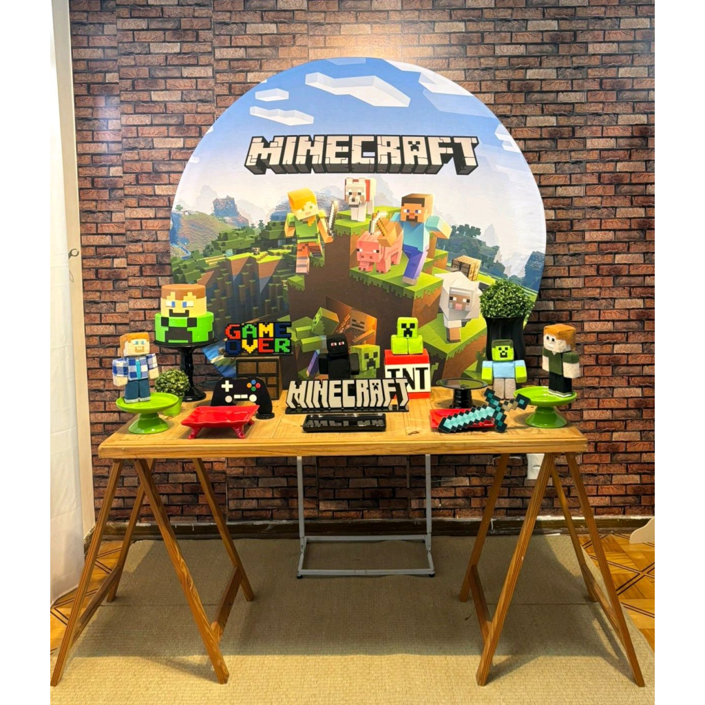 Como Organizar uma Festa de Aniversário Temática Minecraft Inesquecível