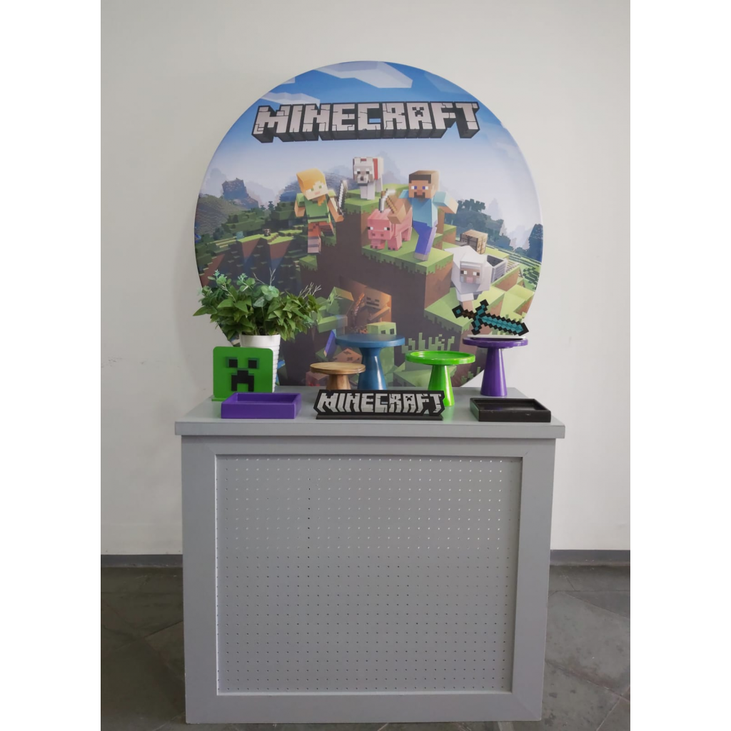 decoração do minecraft