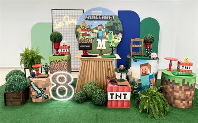 Como Organizar uma Festa de Aniversário Temática Minecraft Inesquecível