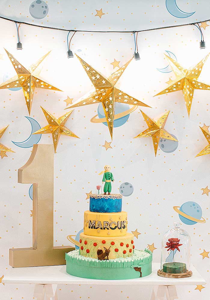 decoração do pequeno príncipe