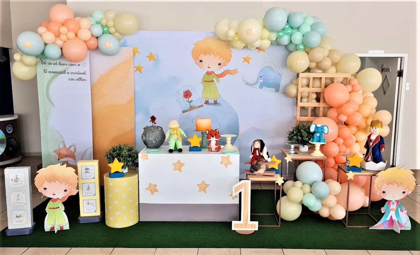 decoração do pequeno príncipe