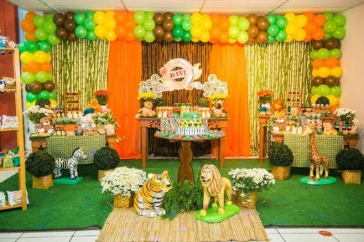 decoração do safari