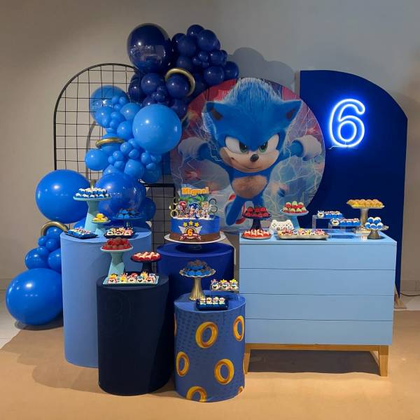 decoração do sonic