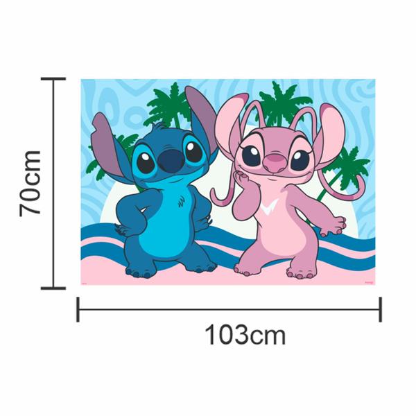 decoração do stitch rosa e azul
