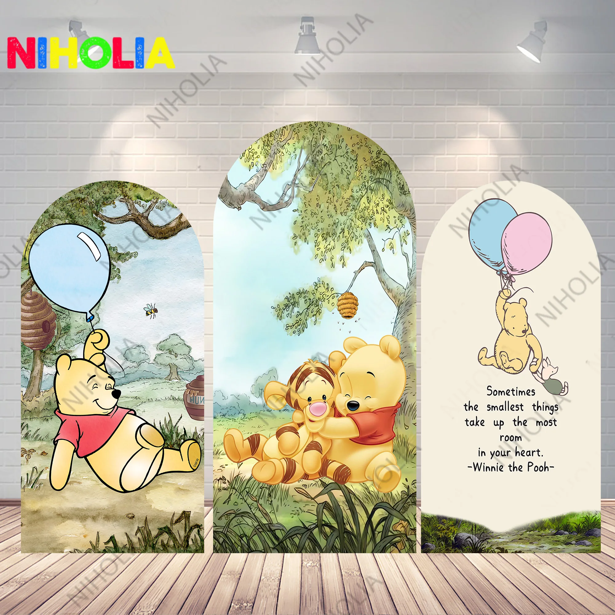decoração ursinho pooh para quarto de bebê menino