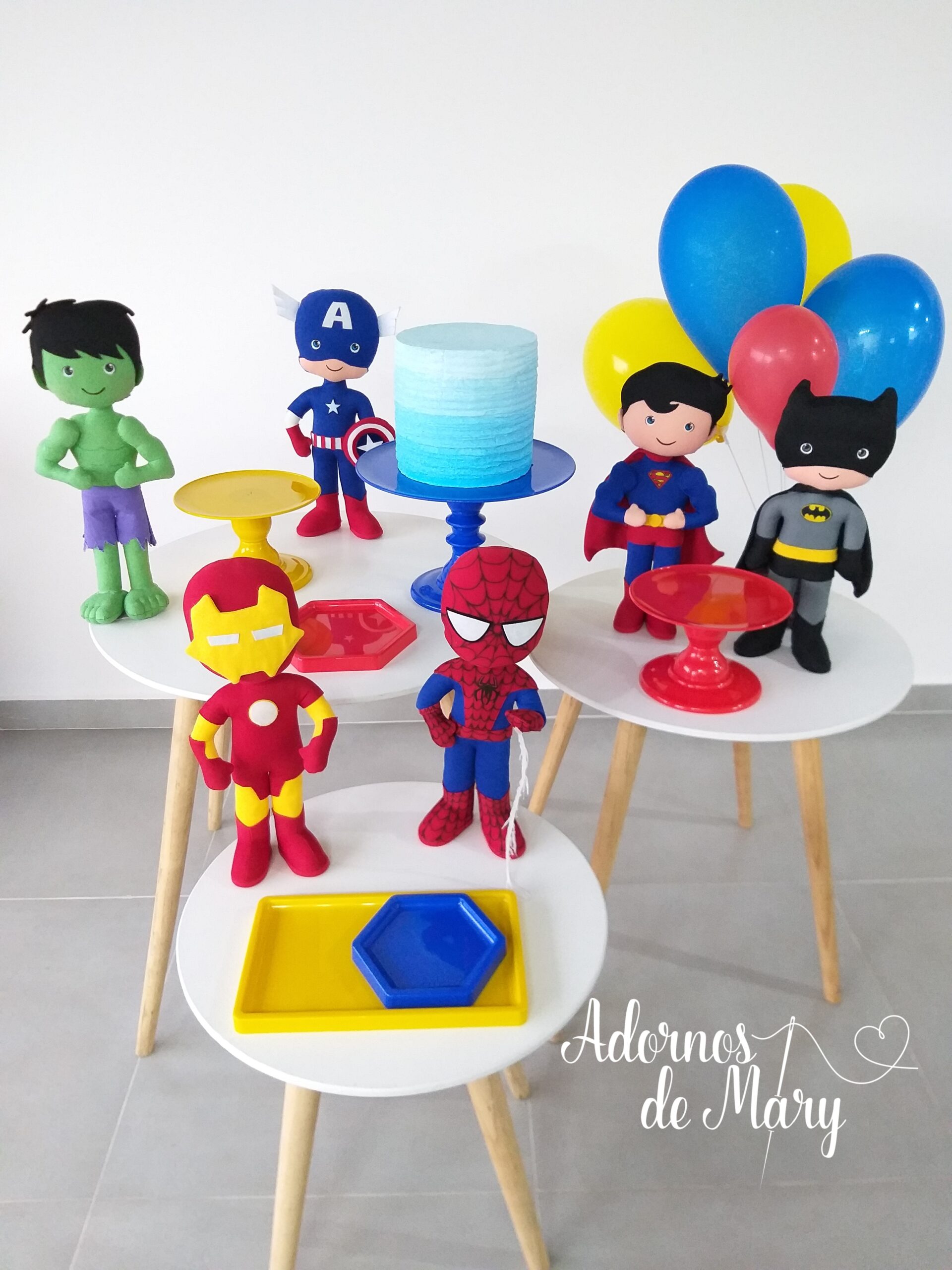 custo médio decoração super heróis festa