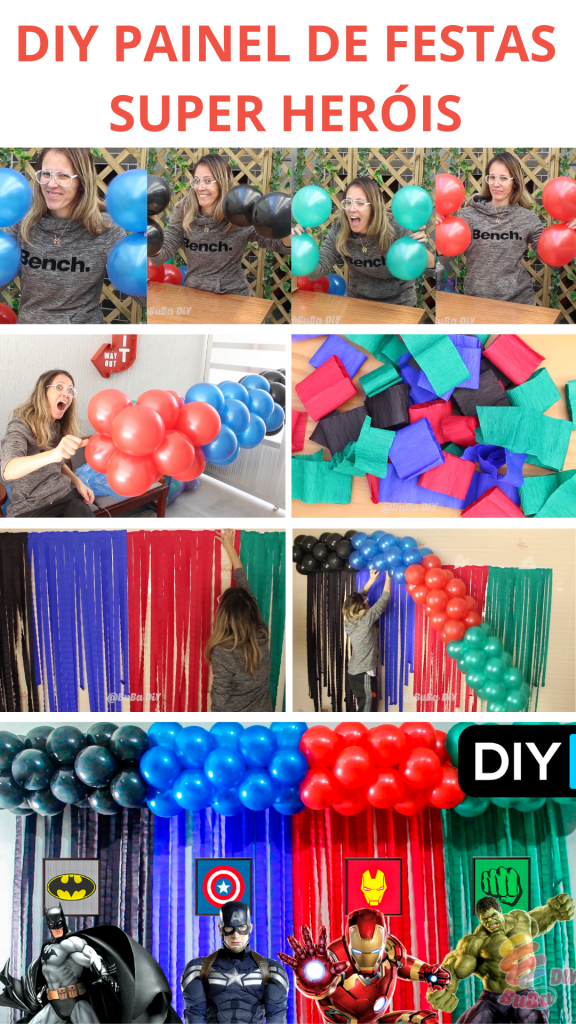 papel de parede super heróis baby aquarela