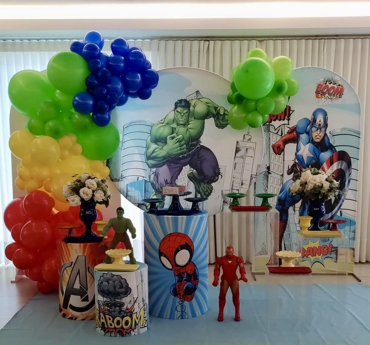 decoração dos super herois