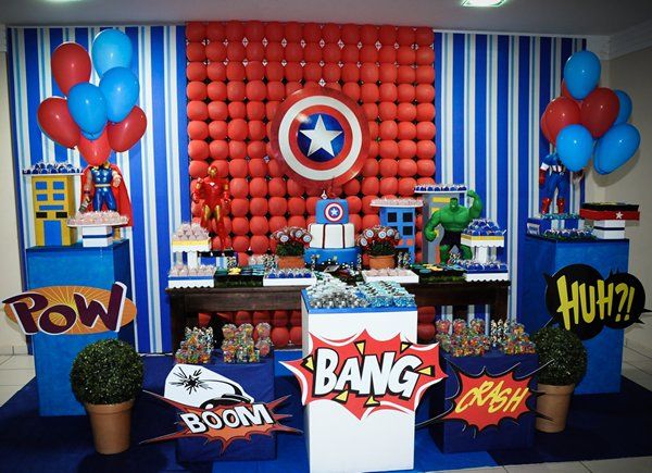 ideias decoração super heróis quarto infantil
