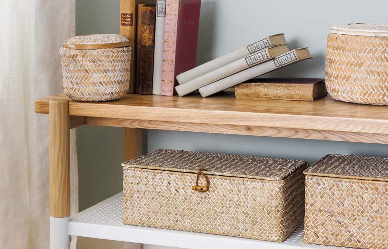 decoração em palha