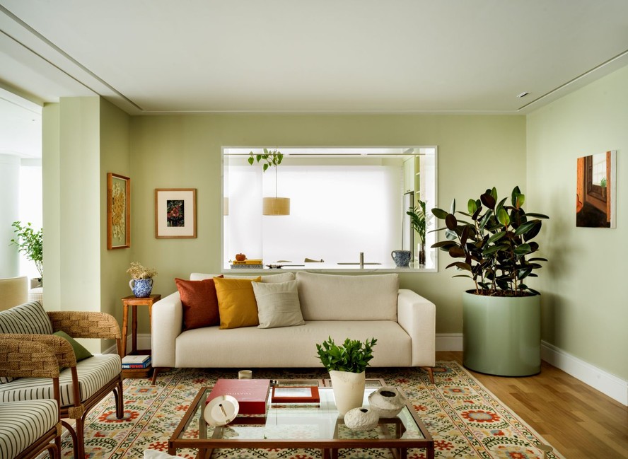 revestimento banheiro verde militar