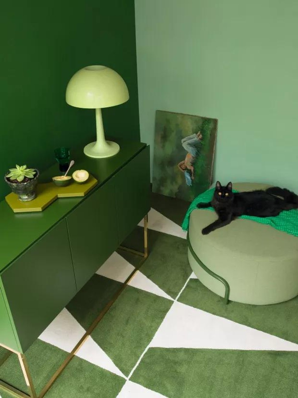 10 ideias decoração verde sala