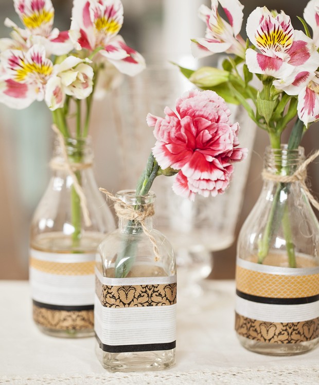 ideias criativas decoração vidro reciclado