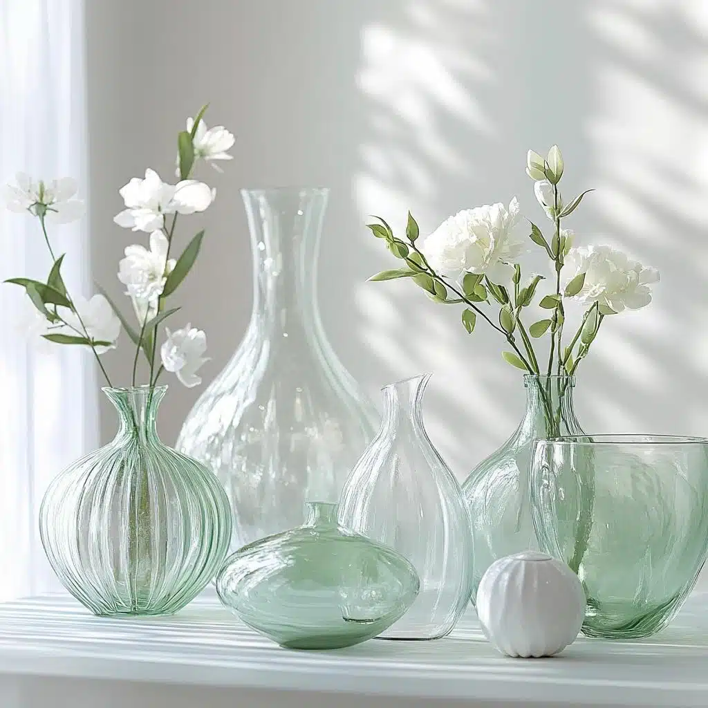 decoração em vidro