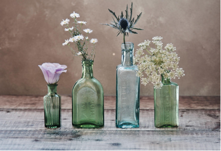 ideias criativas decoração vidro reciclado