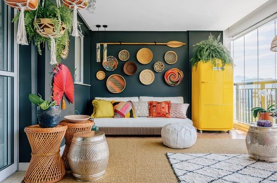 macramê na decoração boho chic como usar
