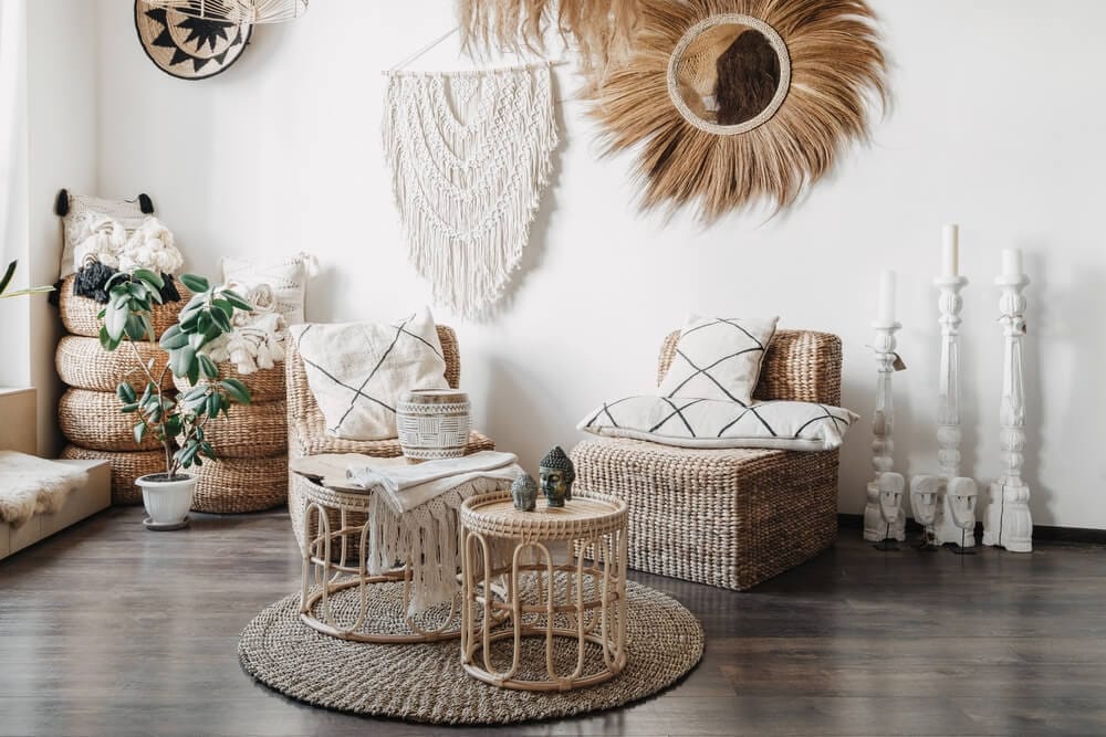 decorar boho chic barato e com pouco dinheiro