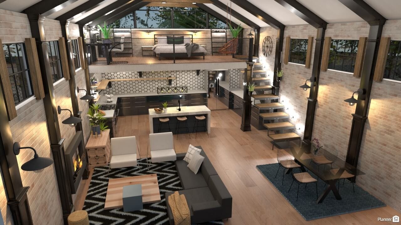 decoração estilo industrial