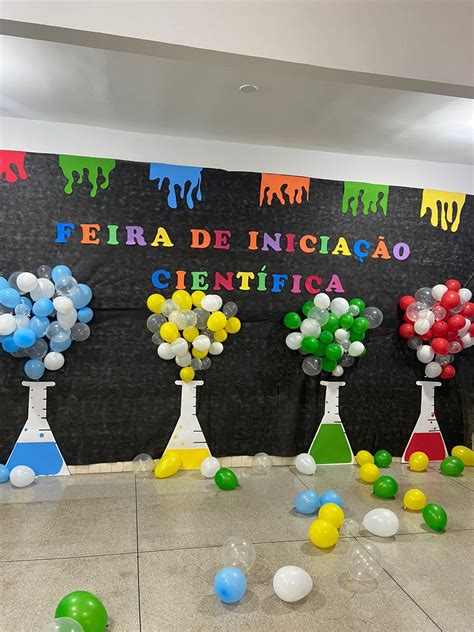 decoração feira de ciências água vs fundo do mar