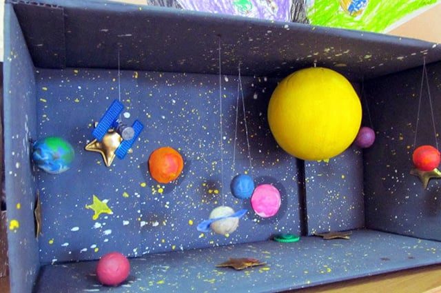 decoração feira de ciências química vs biologia