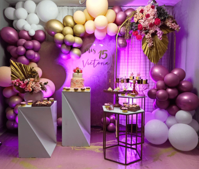 decoração festa 15 anos