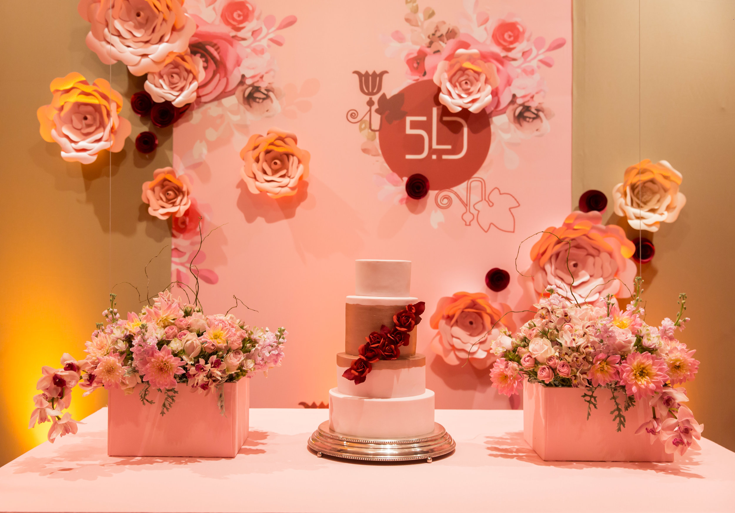 decoração festa 50 anos feminina simples