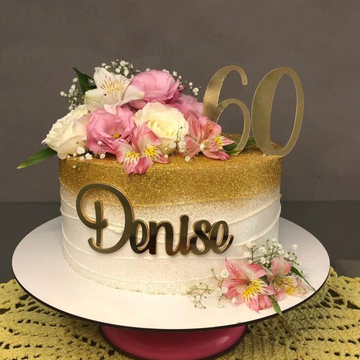 decoração floral rústica festa 60 anos detalhes