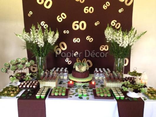 decoração festa 60 anos mulher