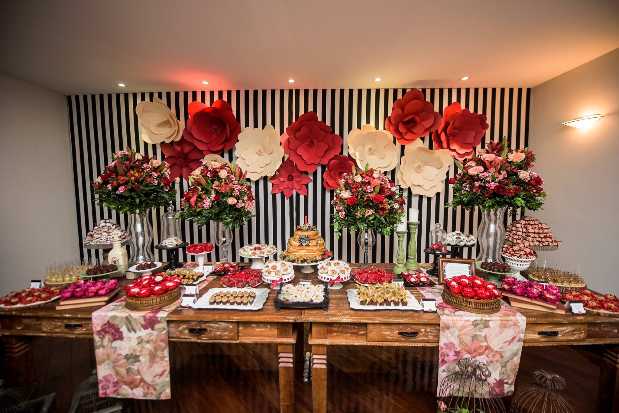 decoração festa 60 anos mulher barata e elegante