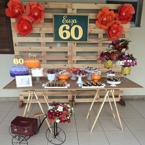 ideias criativas decoração festa 60 anos mulher
