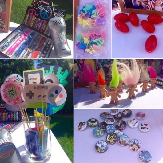 erros comuns decoração festa anos 90