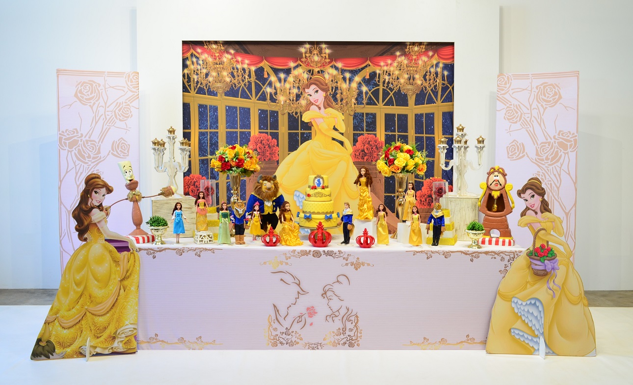 ideias decoração festa bela e a fera luxo