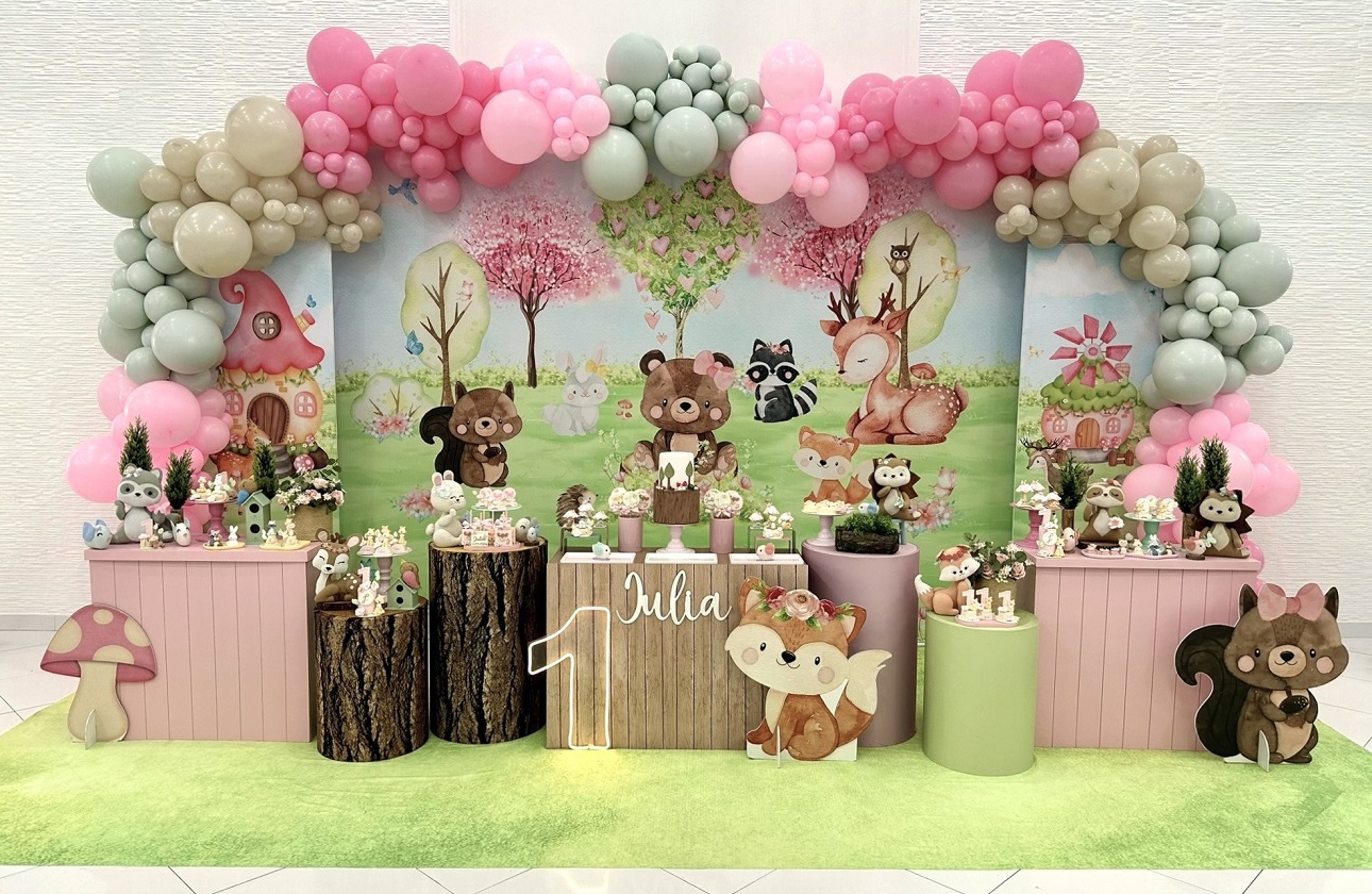 decoração festa bosque encantado