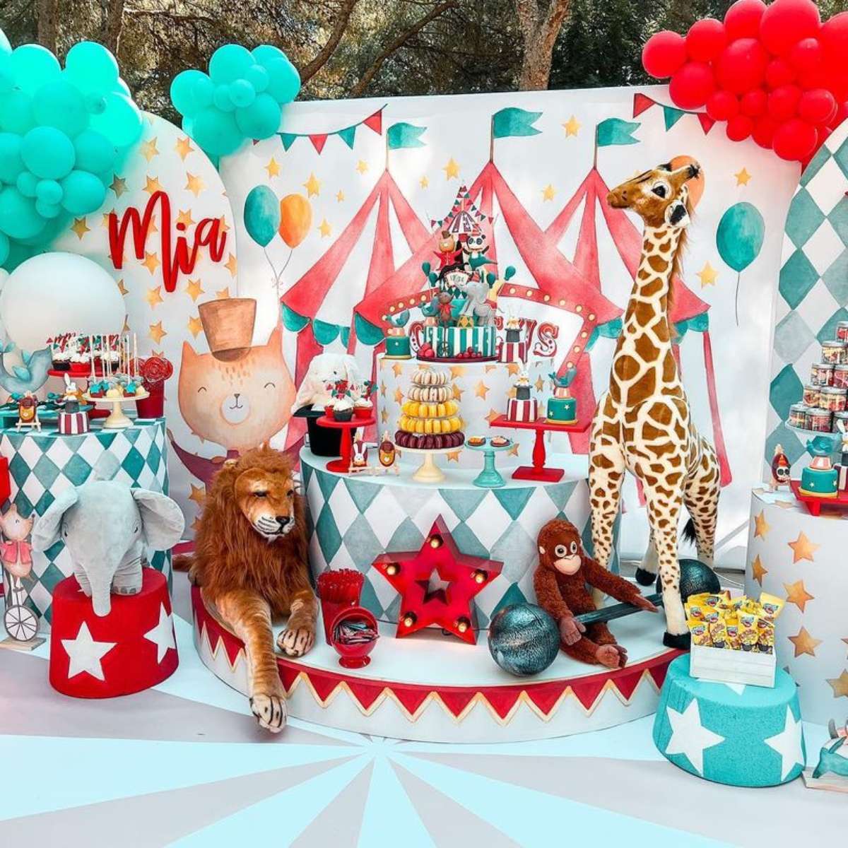 ideias criativas decoração festa circo infantil