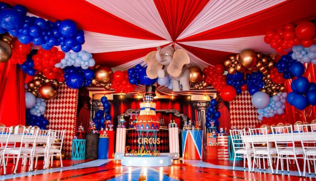 ideias criativas decoração festa circo infantil