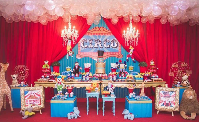 como fazer centro de mesa palhaço feltro circo