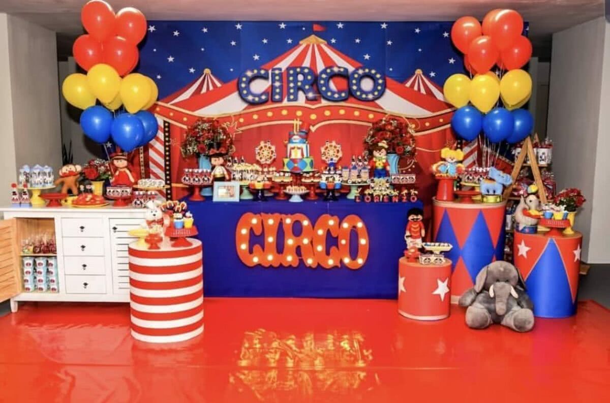 decoração festa circo