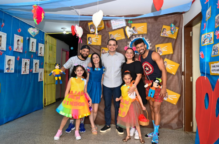 decoração festa da familia na escola