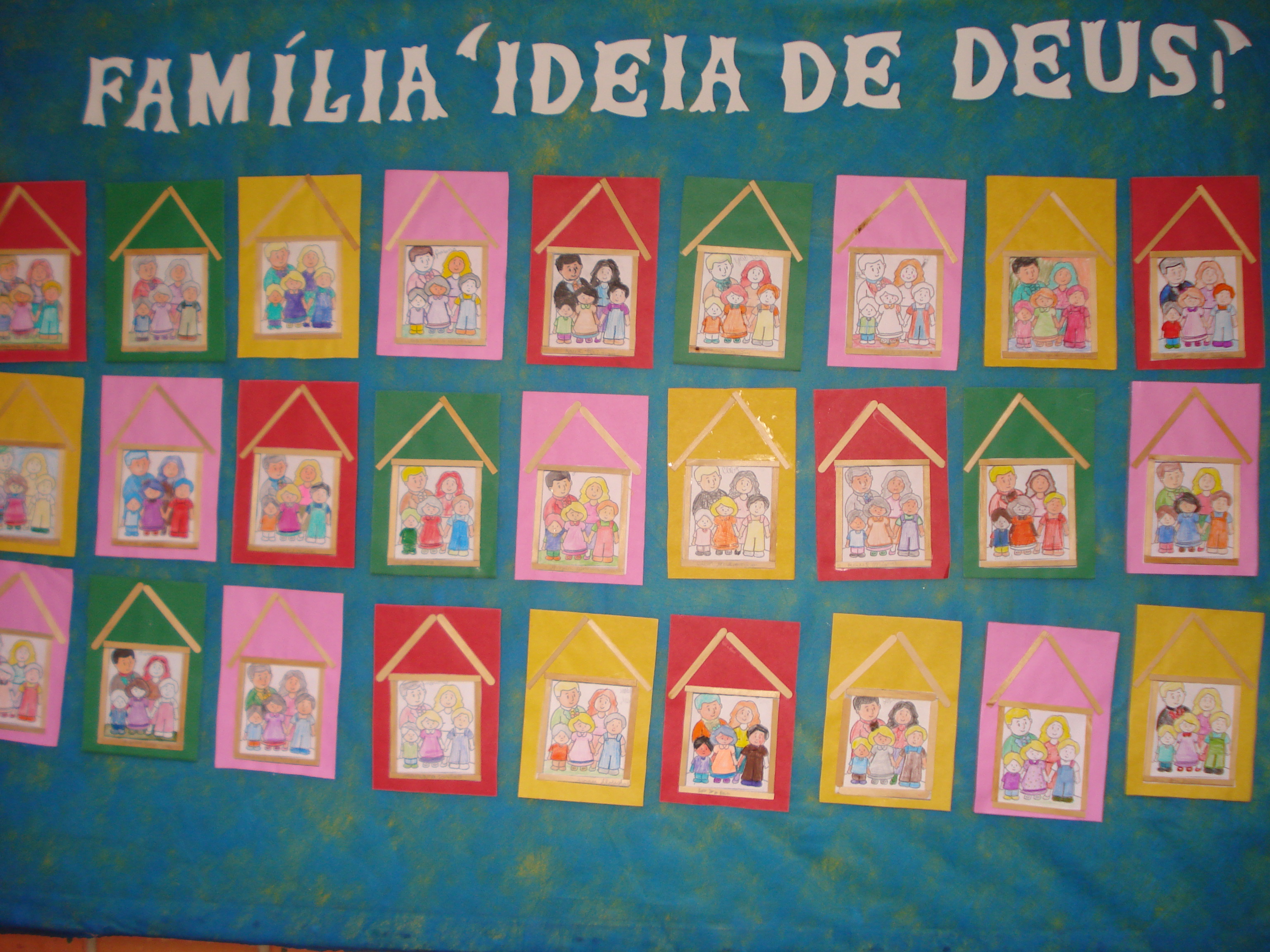 decoração festa da familia na escola