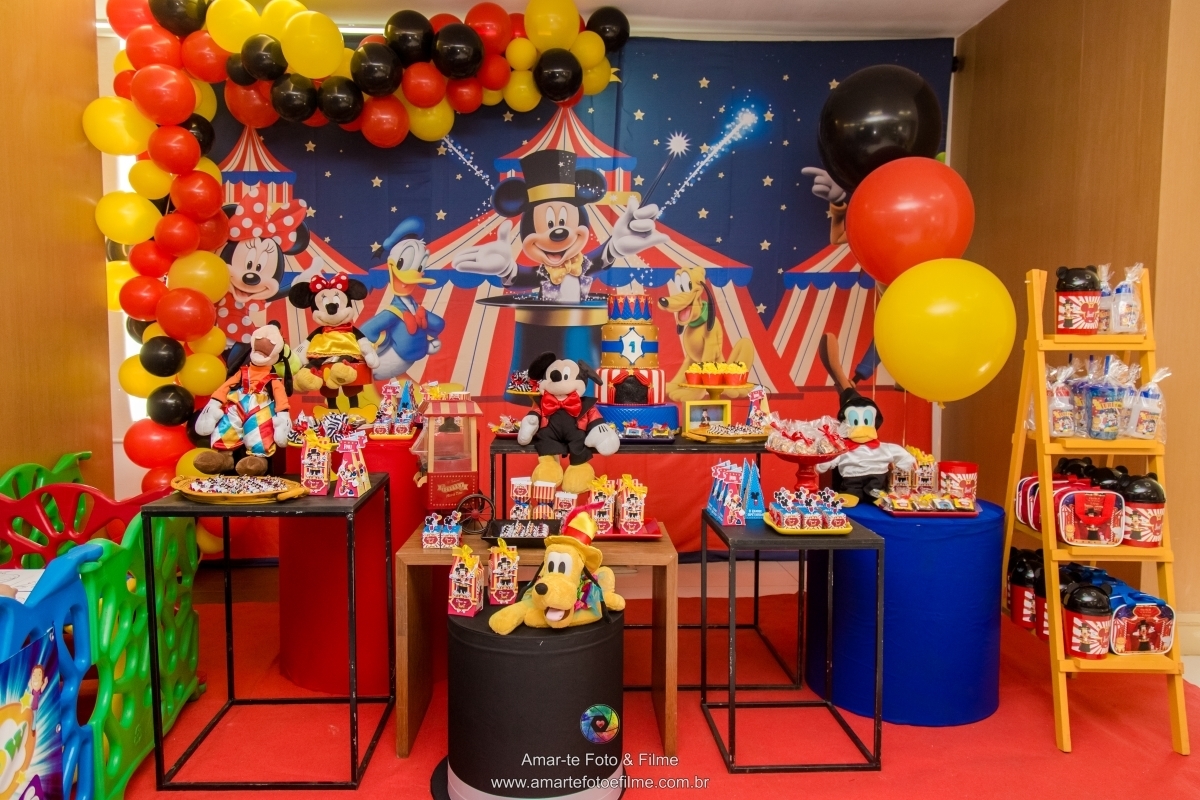 decoração festa de 1 ano mickey