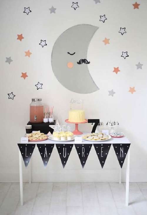 decoração festa do pijama