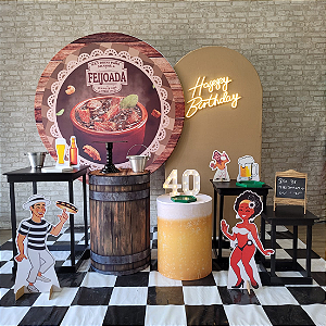 como fazer centro de mesa com pimenta para feijoada