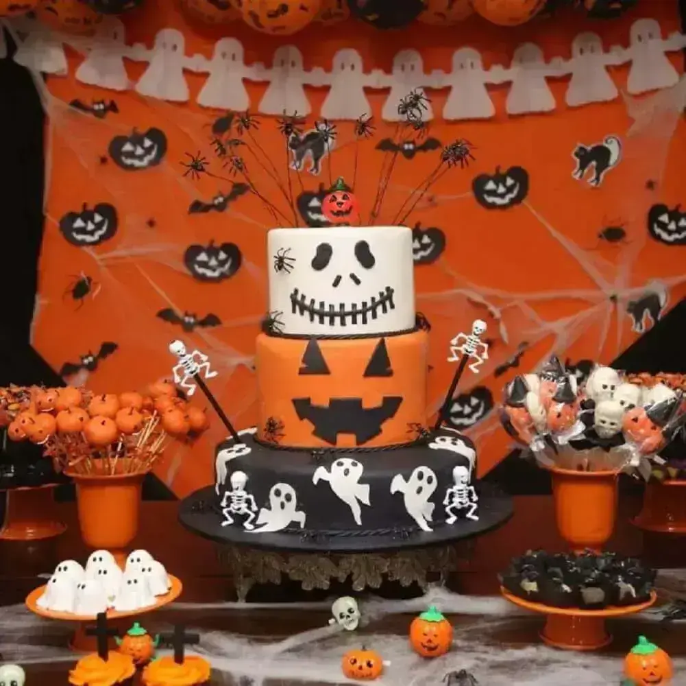 decoração festa halloween