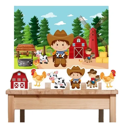decoração festa infantil fazendinha masculino
