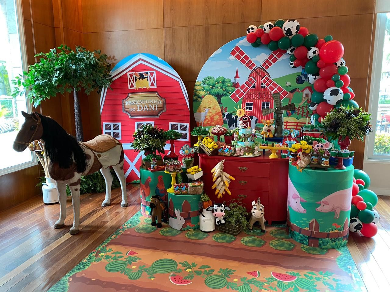 decoração festa infantil fazendinha masculino