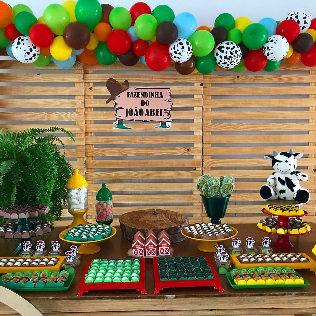 decoração festa infantil fazendinha masculino