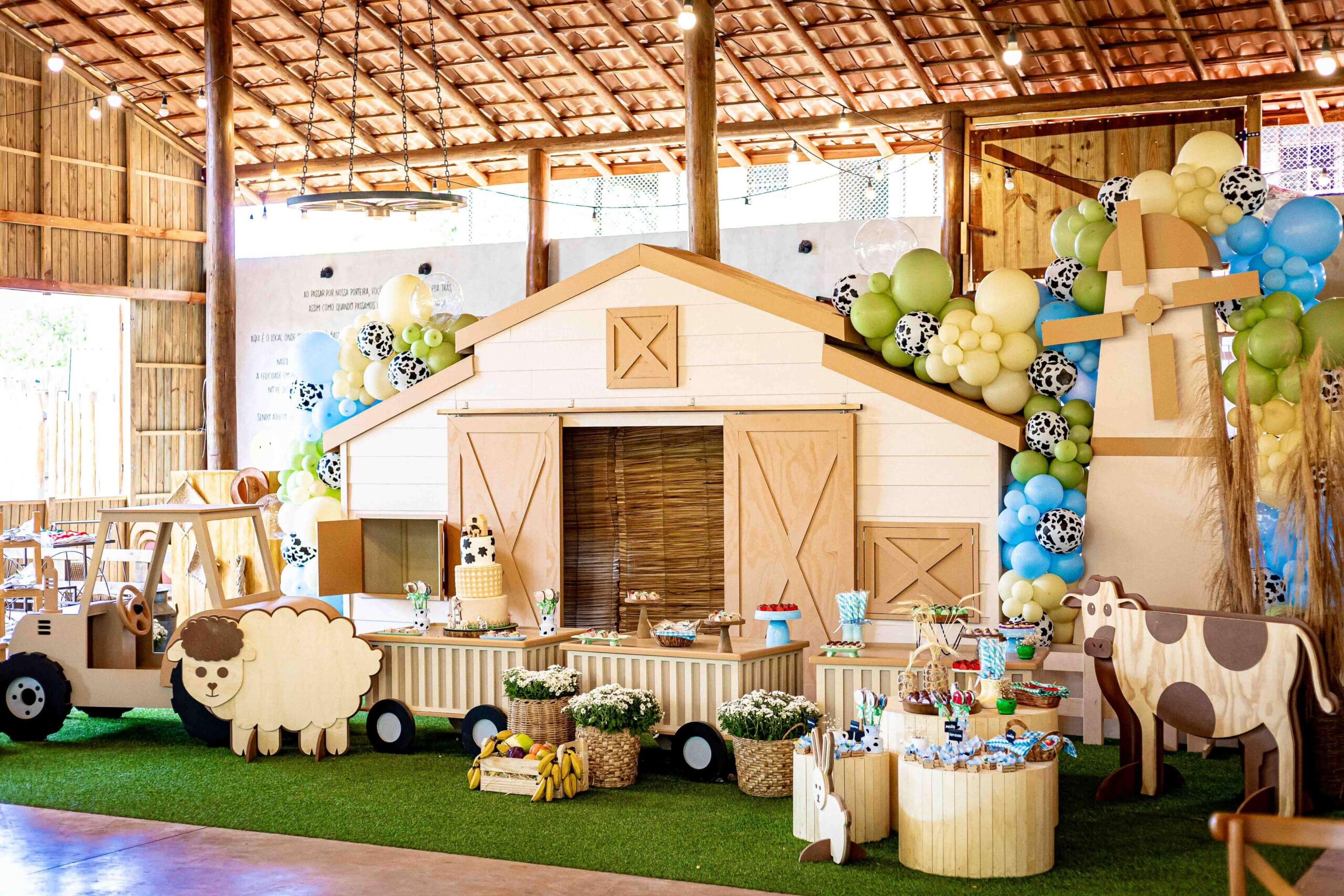 decoração festa infantil fazendinha masculino